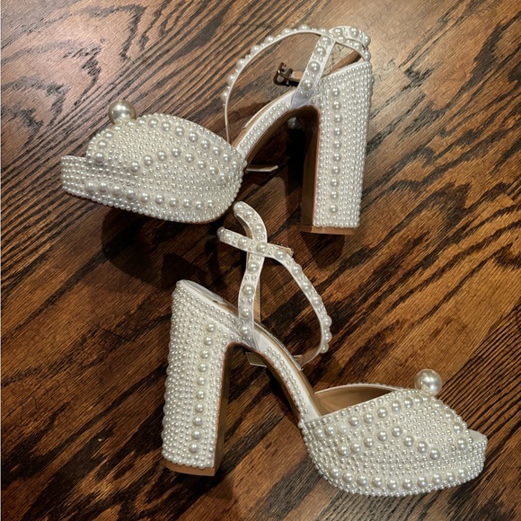 Pearl Platform Heels - Picture 2 of 5